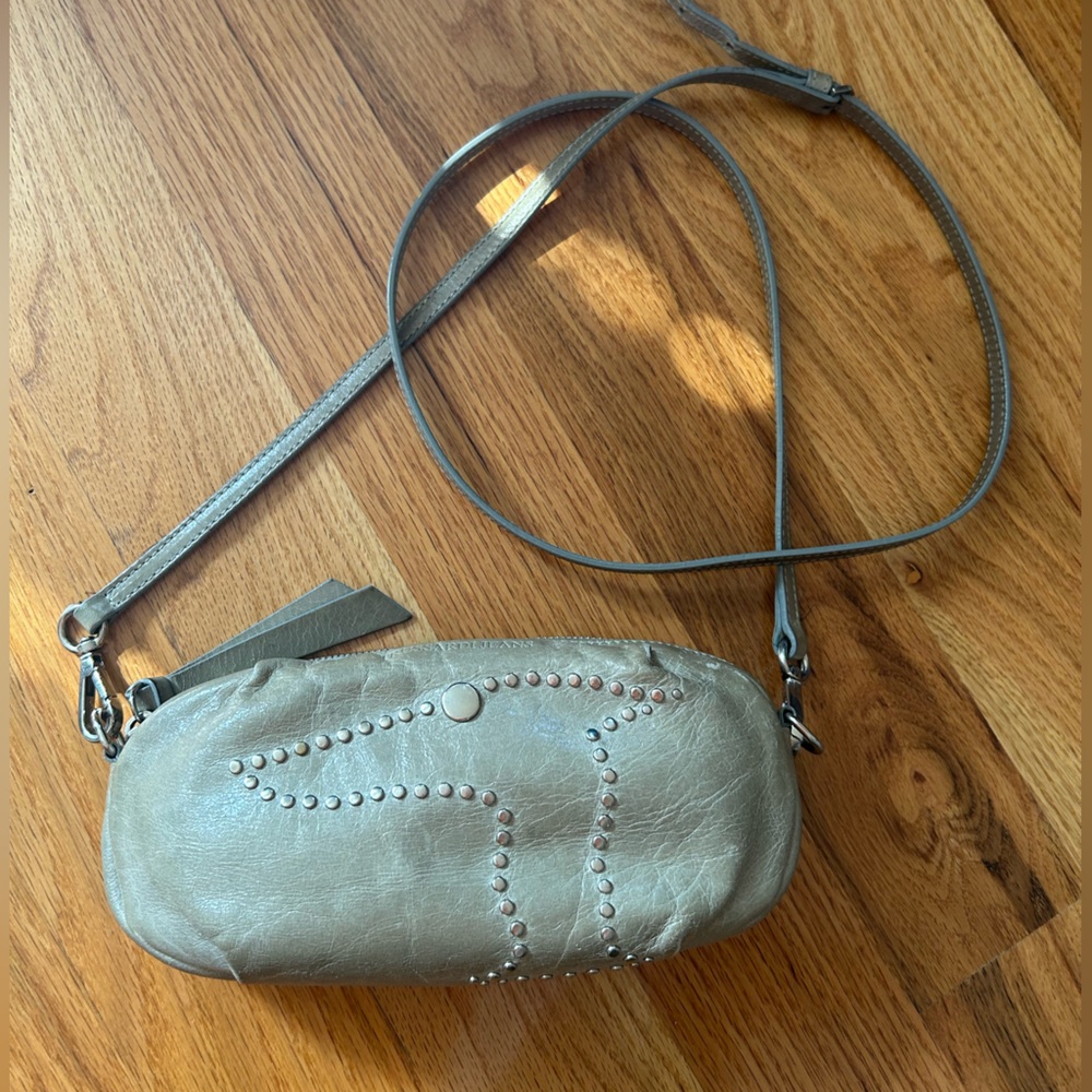 Trussardi Crossbody Leather Shoulder Strap Vintage Bag
